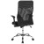 Flash Furniture LF-W-83A-GG High Back Ergonomic Office Chair with Contemporary Mesh Design, Black/White addl-6