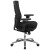 Flash Furniture LQ-2-BK-GG Intensive Use Big & Tall 350 lb. Black Mesh Multifunction Swivel Ergonomic Office Chair addl-9