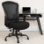 Flash Furniture LQ-3-BK-GG Intensive Use Big & Tall 400 lb. Black Mesh Multifunction Synchro-Tilt Ergonomic Office Chair addl-1