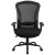 Flash Furniture LQ-3-BK-GG Intensive Use Big & Tall 400 lb. Black Mesh Multifunction Synchro-Tilt Ergonomic Office Chair addl-7