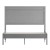 Flash Furniture MG-09003FB-F-GRYWSH-GG Full Size Solid Wood Platform Bed with Wooden Slats and Headboard, Gray addl-9