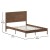 Flash Furniture MG-09003QB-Q-BRN-GG Queen Size Solid Wood Platform Bed with Wooden Slats and Headboard, Brown addl-4