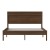 Flash Furniture MG-09003QB-Q-BRN-GG Queen Size Solid Wood Platform Bed with Wooden Slats and Headboard, Brown addl-9