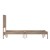 Flash Furniture MG-09004KB-K-OAK-GG King Size Solid Wood Platform Bed with Wooden Slats and Headboard, Light Brown addl-8