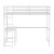 Flash Furniture MH-LBD5-WH-T-GG White Twin Size Loft Bed Frame with Desk, Guard Rails & Ladder addl-10