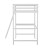 Flash Furniture MH-LBD5-WH-T-GG White Twin Size Loft Bed Frame with Desk, Guard Rails & Ladder addl-9