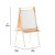 Flash Furniture MK-ART-9000-GG Bright Beginnings Classroom Freestanding Natural Wood Art Easel with Chalk Board, Dry Erase Board addl-4