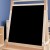 Flash Furniture MK-ART-9000-GG Bright Beginnings Classroom Freestanding Natural Wood Art Easel with Chalk Board, Dry Erase Board addl-6
