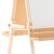 Flash Furniture MK-ART-9000-GG Bright Beginnings Classroom Freestanding Natural Wood Art Easel with Chalk Board, Dry Erase Board addl-8