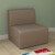 Flash Furniture MK-KE15693-GG Bright Beginnings Modular Classroom Soft Seating, Armless 1-Seater Sofa, Neutral Vinyl addl-1