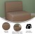 Flash Furniture MK-KE15693-GG Bright Beginnings Modular Classroom Soft Seating, Armless 1-Seater Sofa, Neutral Vinyl addl-3