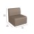 Flash Furniture MK-KE15693-GG Bright Beginnings Modular Classroom Soft Seating, Armless 1-Seater Sofa, Neutral Vinyl addl-4