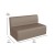 Flash Furniture MK-KE15709-GG Bright Beginnings Modular Classroom Soft Seating, Armless 2-Seater Sofa, Neutral Vinyl addl-4