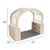 Flash Furniture MK-KE18007-GG Bright Beginning Wooden Quiet Corner Reading Nook with Two Storage Shelf Units and Canopy addl-4