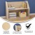 Flash Furniture MK-KE19226-GG Bright Beginnings Modular 2 Shelf Wooden Classroom Display Shelf addl-3