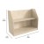 Flash Furniture MK-KE19226-GG Bright Beginnings Modular 2 Shelf Wooden Classroom Display Shelf addl-4