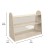 Flash Furniture MK-KE19233-GG Bright Beginnings 3 Shelf Double Sided Wooden Classroom Storage Unit with Divider addl-4