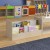 Flash Furniture MK-KE20772-GG Bright Beginnings Modular Double Sided 2 Tier Wooden Classroom Book Display Shelf addl-5