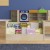 Flash Furniture MK-KE20772-GG Bright Beginnings Modular Double Sided 2 Tier Wooden Classroom Book Display Shelf addl-6
