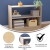 Flash Furniture MK-KE23919-GG Bright Beginnings 2 Shelf Wooden Classroom Open Storage Unit addl-3