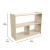 Flash Furniture MK-KE23933-GG Bright Beginnings 3 Section Modular Wooden Classroom Open Storage Unit addl-4