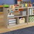 Flash Furniture MK-KE23933-GG Bright Beginnings 3 Section Modular Wooden Classroom Open Storage Unit addl-5