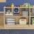 Flash Furniture MK-KE23933-GG Bright Beginnings 3 Section Modular Wooden Classroom Open Storage Unit addl-6