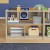 Flash Furniture MK-KE23933-GG Bright Beginnings 3 Section Modular Wooden Classroom Open Storage Unit addl-6