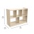 Flash Furniture MK-KE23940-GG Bright Beginnings 5 Section Modular Wooden Classroom Open Storage Unit addl-4