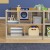 Flash Furniture MK-KE23940-GG Bright Beginnings 5 Section Modular Wooden Classroom Open Storage Unit addl-6