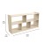 Flash Furniture MK-KE23957-GG Bright Beginnings Extra Wide 5 Section Modular Wooden Classroom Open Storage Unit addl-4