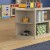 Flash Furniture MK-KE24022-GG Bright Beginnings 2 Tier Wooden Classroom Corner Storage Unit, Rounded Front Edges addl-5