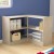 Flash Furniture MK-KE24046-GG Bright Beginnings 2 Tier Wooden Classroom Open Corner Storage Unit addl-1