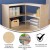 Flash Furniture MK-KE24046-GG Bright Beginnings 2 Tier Wooden Classroom Open Corner Storage Unit addl-3