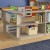 Flash Furniture MK-KE24046-GG Bright Beginnings 2 Tier Wooden Classroom Open Corner Storage Unit addl-5