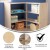 Flash Furniture MK-KE24053-GG Bright Beginnings 3 Tier Wooden Classroom Open Corner Storage Unit addl-3
