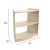 Flash Furniture MK-KE24060-GG Bright Beginnings Bow Front 2 Tier Wooden Classroom Open Corner Storage Unit addl-4