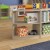 Flash Furniture MK-KE24060-GG Bright Beginnings Bow Front 2 Tier Wooden Classroom Open Corner Storage Unit addl-5