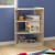 Flash Furniture MK-KE24077-GG Bright Beginnings Bow Front 3 Tier Wooden Classroom Open Corner Storage Unit addl-1