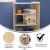Flash Furniture MK-KE24077-GG Bright Beginnings Bow Front 3 Tier Wooden Classroom Open Corner Storage Unit addl-3
