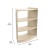 Flash Furniture MK-KE24077-GG Bright Beginnings Bow Front 3 Tier Wooden Classroom Open Corner Storage Unit addl-4