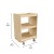 Flash Furniture MK-KE24084-GG Bright Beginnings Wooden Mobile Storage Cart with 3 Storage Tiers addl-4
