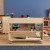 Flash Furniture MK-KE24145-GG Bright Beginnings Wooden Mobile Storage Cart with 3 Top Storage Cubbies, 2 Lower Shelves addl-6