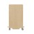 Flash Furniture MK-KE24145-GG Bright Beginnings Wooden Mobile Storage Cart with 3 Top Storage Cubbies, 2 Lower Shelves addl-9