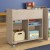 Flash Furniture MK-KE24268-GG Bright Beginnings Double Sided Wooden Mobile Storage Cart with 6 Storage Compartments addl-5