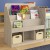 Flash Furniture MK-KE24282-GG Bright Beginnings Modular Wooden Classroom 4 Tier Bookstand with 3 Storage Compartments addl-5
