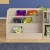 Flash Furniture MK-KE24299-GG Bright Beginnings Modular Wooden Classroom 3 Tier Book Display Shelf addl-6