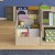 Flash Furniture MK-KE24305-GG Bright Beginnings Modular Wooden Classroom 4 Tier Book Display Shelf addl-6