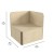 Flash Furniture MK-KE24336-GG Bright Beginnings Modular Classroom Seating Wooden Corner Table addl-4