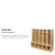 Flash Furniture MK-LCKR001-GG Natural Wood 5 Section School Coat Locker with Bench, Cubbies, and Storage Organizer Hook, 48"H x 48"L  addl-4
